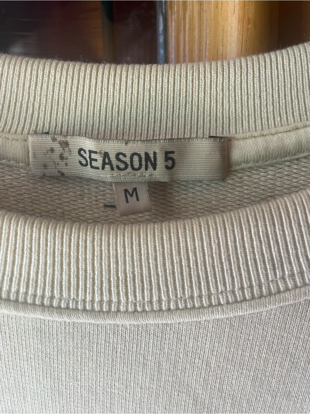 Yeezy Season 5 Adidas Calabasas Crewneck Sweatshirt Medium - Jupiter / Cream